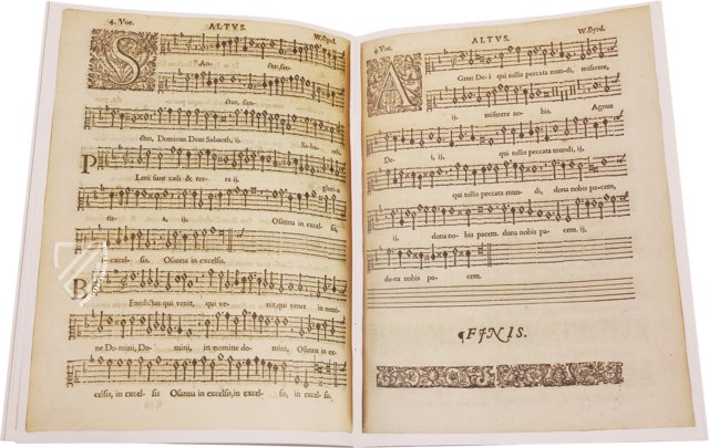 William Byrd: Masses for 3, 4 and 5 Voices – Mus. 489-493 – Christ Church Library (Oxford, United Kingdom)