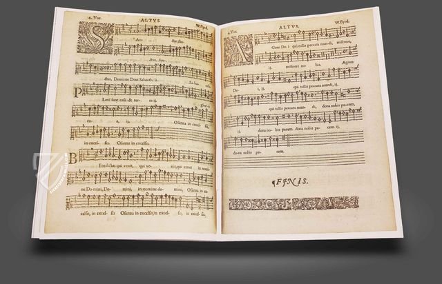 William Byrd: Masses for 3, 4 and 5 Voices Facsimile Edition