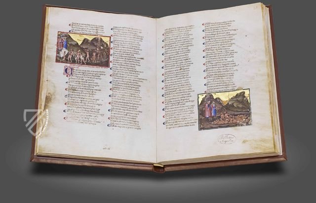 Dante Alighieri - Divine Comedy from the Biblioteca Angelica in Rome Facsimile Edition