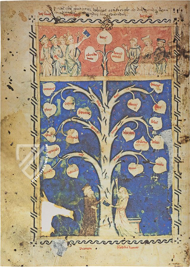 Ramon Llull's Tree of the Philosophy of Love – Millennium Liber – F-129 – Biblioteca Diocesana de Mallorca (Palma de Mallorca, Spain)