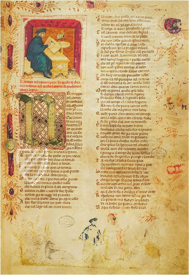 Divine Comedy - Padua 67 Manuscript – Imago – Cod. 67 – Biblioteca del Seminario Vescovile (Padua, Italy)