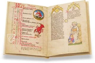 Medical and Astrological Almanac – Quaternio Verlag Luzern – Ms. 7.141 – Bibliothèque nationale et universitaire (Strasbourg, France)