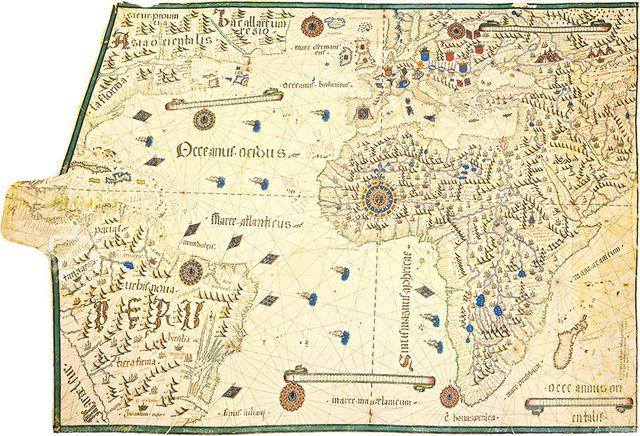 Portolan Chart 6 by Giorgio Sideri Known as Calapodà – Istituto dell'Enciclopedia Italiana - Treccani – Port. 6 – Biblioteca del Museo Correr (Venice, Italy) Portolan Chart 6 by Giorgio Sideri Known as Calapodà – Istituto dell'Enciclopedia Italiana - Treccani – Port. 6 – Biblioteca del Museo Correr (Venice, Italy)