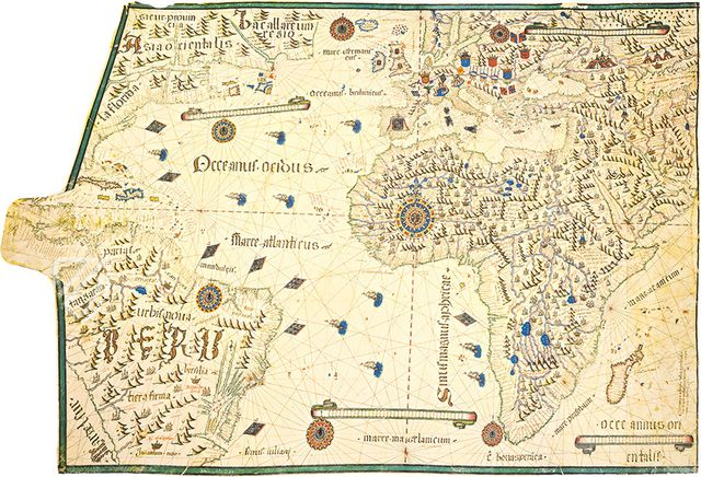 Portolan Chart 6 by Giorgio Sideri Known as Calapodà – Istituto dell'Enciclopedia Italiana - Treccani – Port. 6 – Biblioteca del Museo Correr (Venice, Italy)