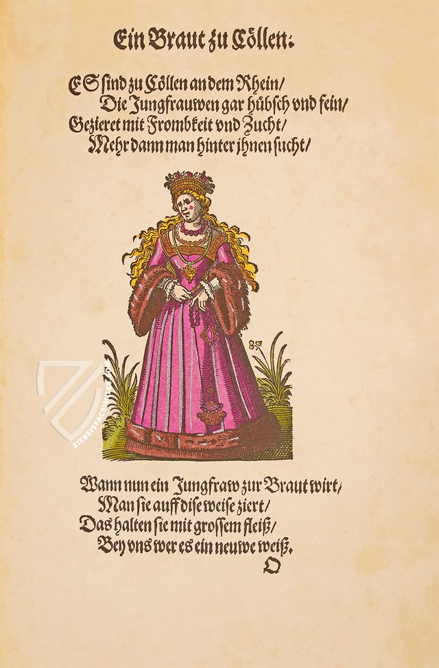 Jost Amman: Frauentrachtenbuch – Insel-Verlag Anton Kippenberger – Forschungsbibliothek Gotha (Erfurt, Germany)