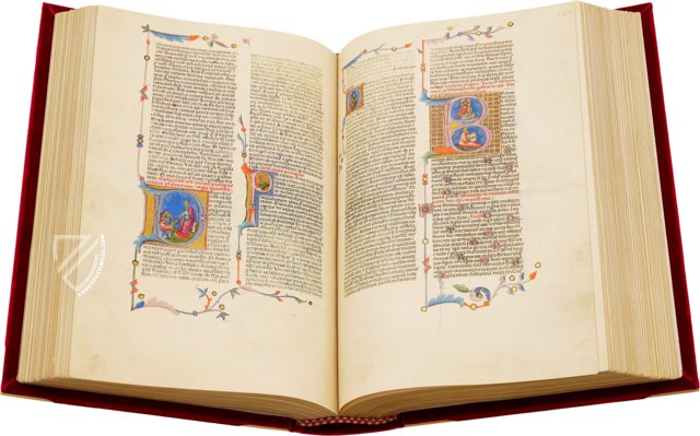 Bible of Pietro Cavallini – Istituto dell'Enciclopedia Italiana - Treccani – Civ. A. 72 – Civica e A. Ursino Recupero (Catania, Italy) Bible of Pietro Cavallini – Istituto dell'Enciclopedia Italiana - Treccani – Civ. A. 72 – Civica e A. Ursino Recupero (Catania, Italy)