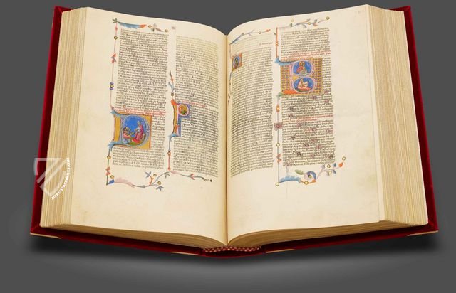 Bible of Pietro Cavallini – Istituto dell'Enciclopedia Italiana - Treccani – Civ. A. 72 – Civica e A. Ursino Recupero (Catania, Italy)