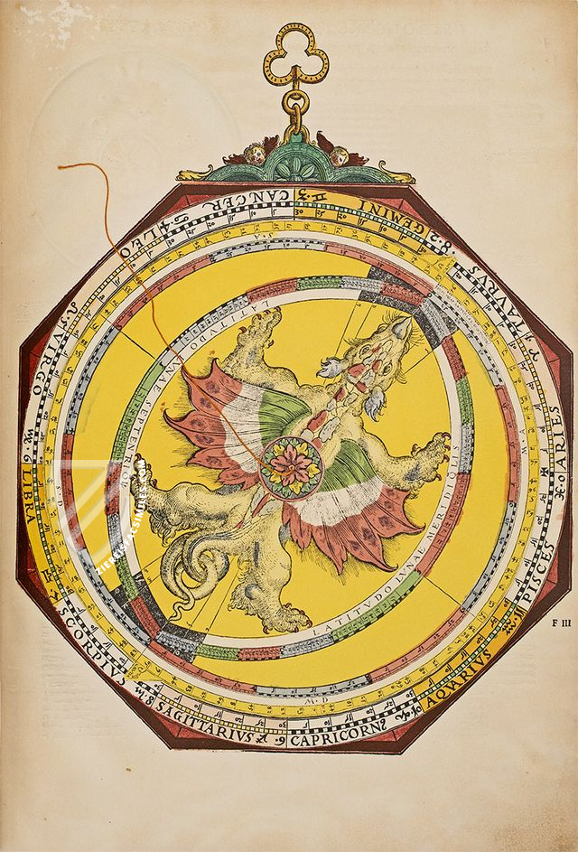 Astronomicum Caesareum β Edition Leipzig β Math Fol. p. 38 β Landesbibliothek (Gotha, Germany) Astronomicum Caesareum β Edition Leipzig β Math Fol. p. 38 β Landesbibliothek (Gotha, Germany)