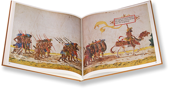 Triumphal Procession of Emperor Maximilian I - Graz Codex – Akademische Druck- u. Verlagsanstalt (ADEVA) – Rara 1   III 11722 – Universitätsbibliothek Heidelberg (Heidelberg, Germany)