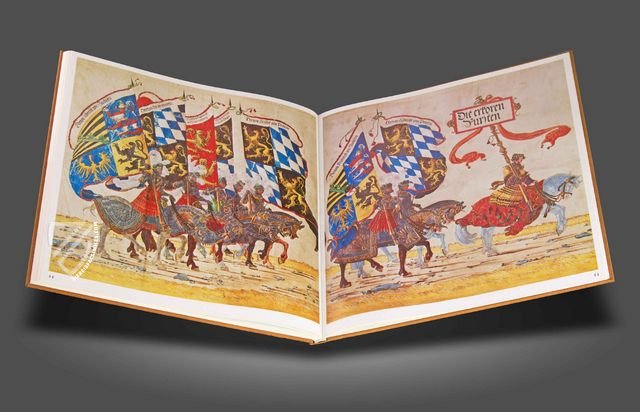 Triumphal Procession of Emperor Maximilian I - Graz Codex – Akademische Druck- u. Verlagsanstalt (ADEVA) – Rara 1   III 11722 – Universitätsbibliothek Heidelberg (Heidelberg, Germany)