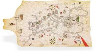 Portolan Chart by Matteo Prunes  – AyN Ediciones – PM-1 – Museo Naval (Madrid, Spain)