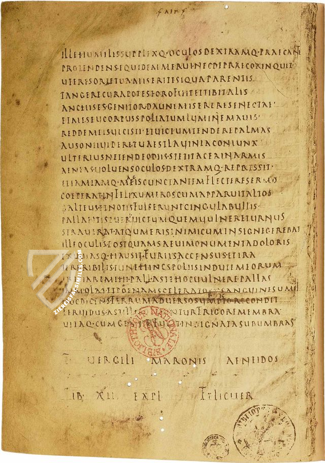 Codex Laurentianus Mediceus – Typis Regiae Officinae Polygraphicae – Plut. 39, 1 – Biblioteca Medicea Laurenziana (Florence, Italy)