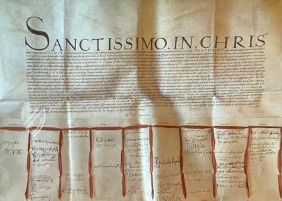 The 1530 Letter to Pope Clement VII – Scrinium – A.A., Arm. I-XVIII 4098A – Archivum Secretum Vaticanum (Vatican City, Vatican City State)