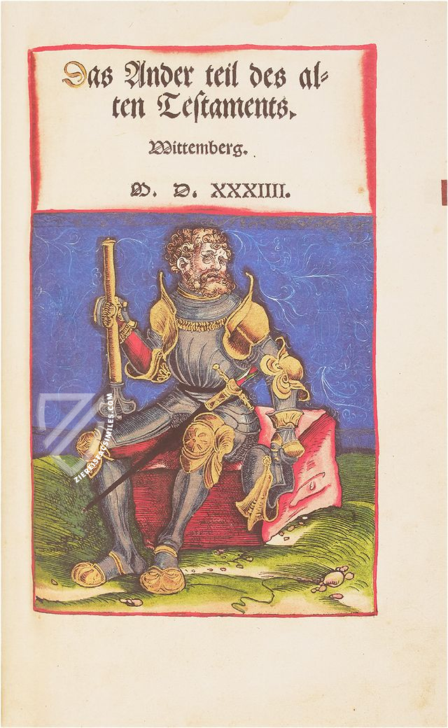 Luther Bible of 1534 – Taschen – Cl I: 58 (b) und (c) – Herzogin Anna Amalia Bibliothek (Weimar, Germany) Luther Bible of 1534 – Taschen – Cl I: 58 (b) und (c) – Herzogin Anna Amalia Bibliothek (Weimar, Germany)