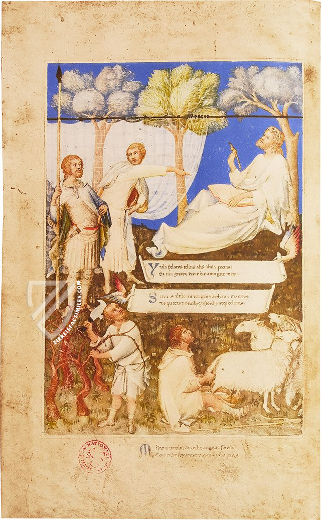 Ambrosian Virgil of Francesco Petrarca – Hoepli – S.P. 10/27 – Biblioteca Ambrosiana (Milan, Italy)