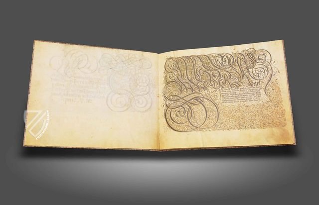 Calligraphy Master's Album by Franz Joachim Brechtel – Quaternio Verlag Luzern – JH.Msc.Art.88 – Staatsbibliothek Bamberg (Bamberg, Germany)