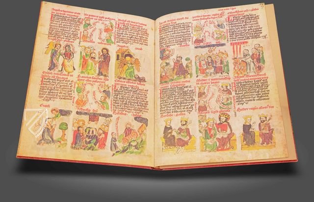 Salzburg Biblia Pauperum – Verlag Anton Pustet / Andreas Verlag – Codex a IX 12 – Stiftsbibliothek St. Peter (Salzburg, Austria) Salzburg Biblia Pauperum – Verlag Anton Pustet / Andreas Verlag – Codex a IX 12 – Stiftsbibliothek St. Peter (Salzburg, Austria)