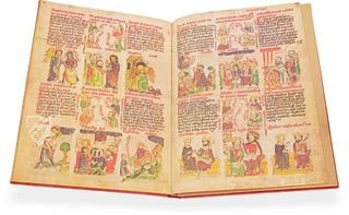 Salzburg Biblia Pauperum – Verlag Anton Pustet / Andreas Verlag – Codex a IX 12 – Stiftsbibliothek St. Peter (Salzburg, Austria)