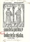 Cura de la Piedra y Dolor de la Ijada y Colica Rrenal – Vicent Garcia Editores – Inc. 205 – Biblioteca Histórico Médica de la Universidad de València (Valencia, Spain)