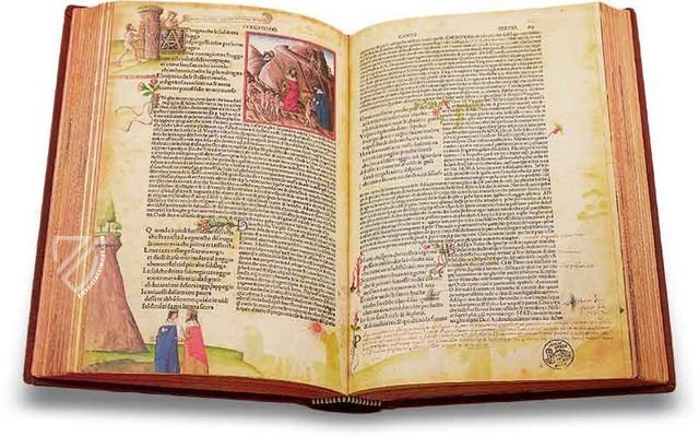 Divina Commedia 1491 Illustrated incunable - Ziereis Facsimiles