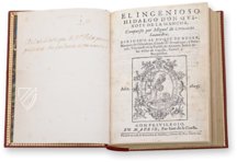 Don Quixote de la Mancha – Biblioteca del Cigarral del Carmen Facsimile Edition