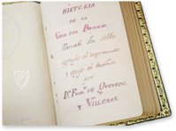 El Buscón (Manuscript B) – Millennium Liber – Inv. 15513 – Biblioteca Lázaro Galdiano (Madrid, Spain)