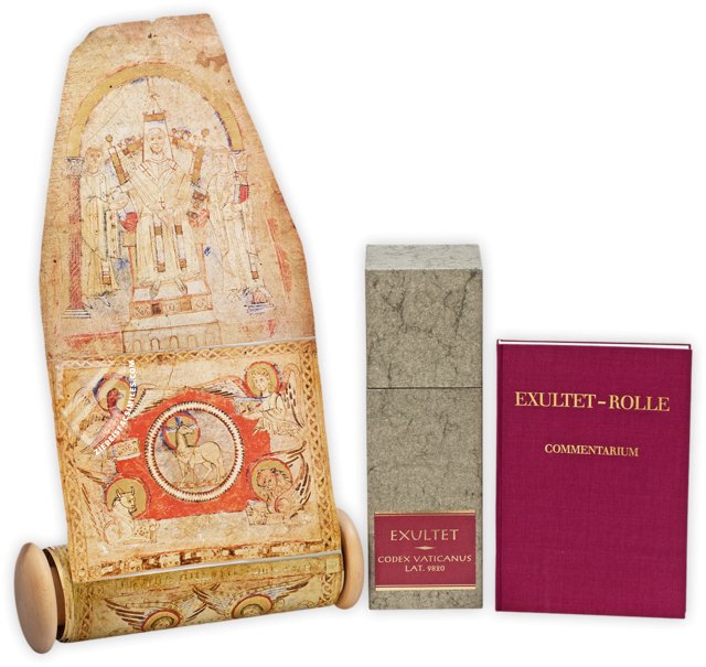 Exultet Roll – Akademische Druck- u. Verlagsanstalt (ADEVA) – Cod. Vat. lat. 9820 – Biblioteca Apostolica Vaticana (Vatican City, Vatican City State) Exultet Roll – Akademische Druck- u. Verlagsanstalt (ADEVA) – Cod. Vat. lat. 9820 – Biblioteca Apostolica Vaticana (Vatican City, Vatican City State)
