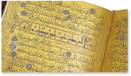 Golden Koran – Akademische Druck- u. Verlagsanstalt (ADEVA) – Cod. arab. 1112 – Bayerische Staatsbibliothek (Munich, Germany)