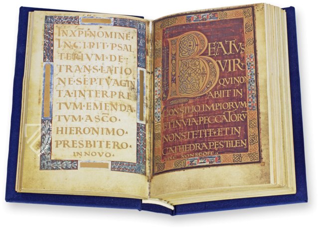 Golden Psalter of Charlemagne - Dagulf Psalter – Akademische Druck- u. Verlagsanstalt (ADEVA) – Cod. Vindob. 1861 – Österreichische Nationalbibliothek (Vienna, Austria)