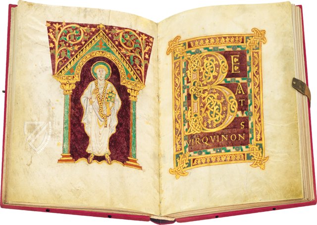 Golden Psalter of St. Gall – Quaternio Verlag Luzern – Cod. Sang. 22 – Abbey Library of St. Gall (St. Gall, Switzerland)
