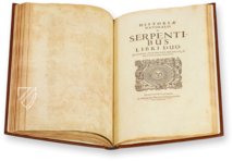 Historia Naturalis: De Exanguibus Acuaticis et Serpentibus – Siloé, arte y bibliofilia – Private Collection