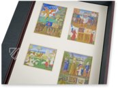 Hours of Étienne Chevalier – Müller & Schindler – Bibliothèque et archives du château (Chantilly, France)
Bibliothèque nationale de France (Paris, France)
Musée du Louvre (Paris, France)
Musée Marmottan Monet (Paris, France)
British Library (Lo