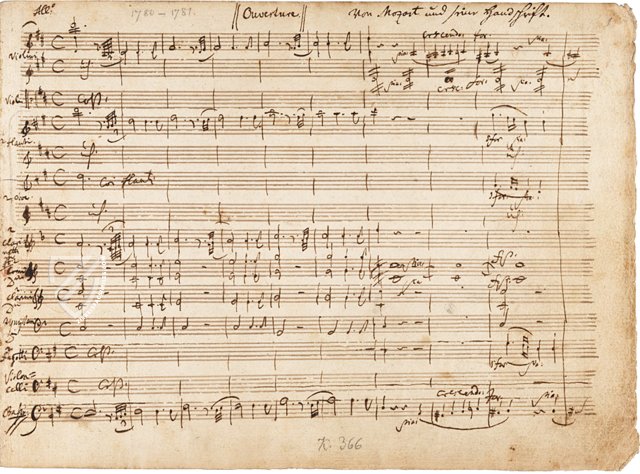 Idomeneo K. 366, Ballet K. 367 – Bärenreiter-Verlag – Biblioteka Jagiellońska (Cracow, Poland) / Staatsbibliothek Preussischer Kulturbesitz (Berlin, Germany) 