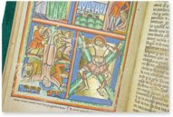 Illustrated Bible of The Hague – Orbis Mediaevalis – MS 76 F5
 – Koninklijke Bibliotheek Den Haag (The Hague, Netherlands)