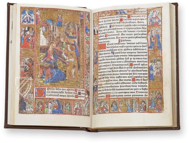 incunabler Book of Hours in Latin and French Illuminated for the Condotiere Ferrante d'Este – Millennium Liber – I 2719 – Biblioteca Nacional de España (Madrid, Spain) incunabler Book of Hours in Latin and French Illuminated for the Condotiere Ferrante d'Este – Millennium Liber – I 2719 – Biblioteca Nacional de España (Madrid, Spain)