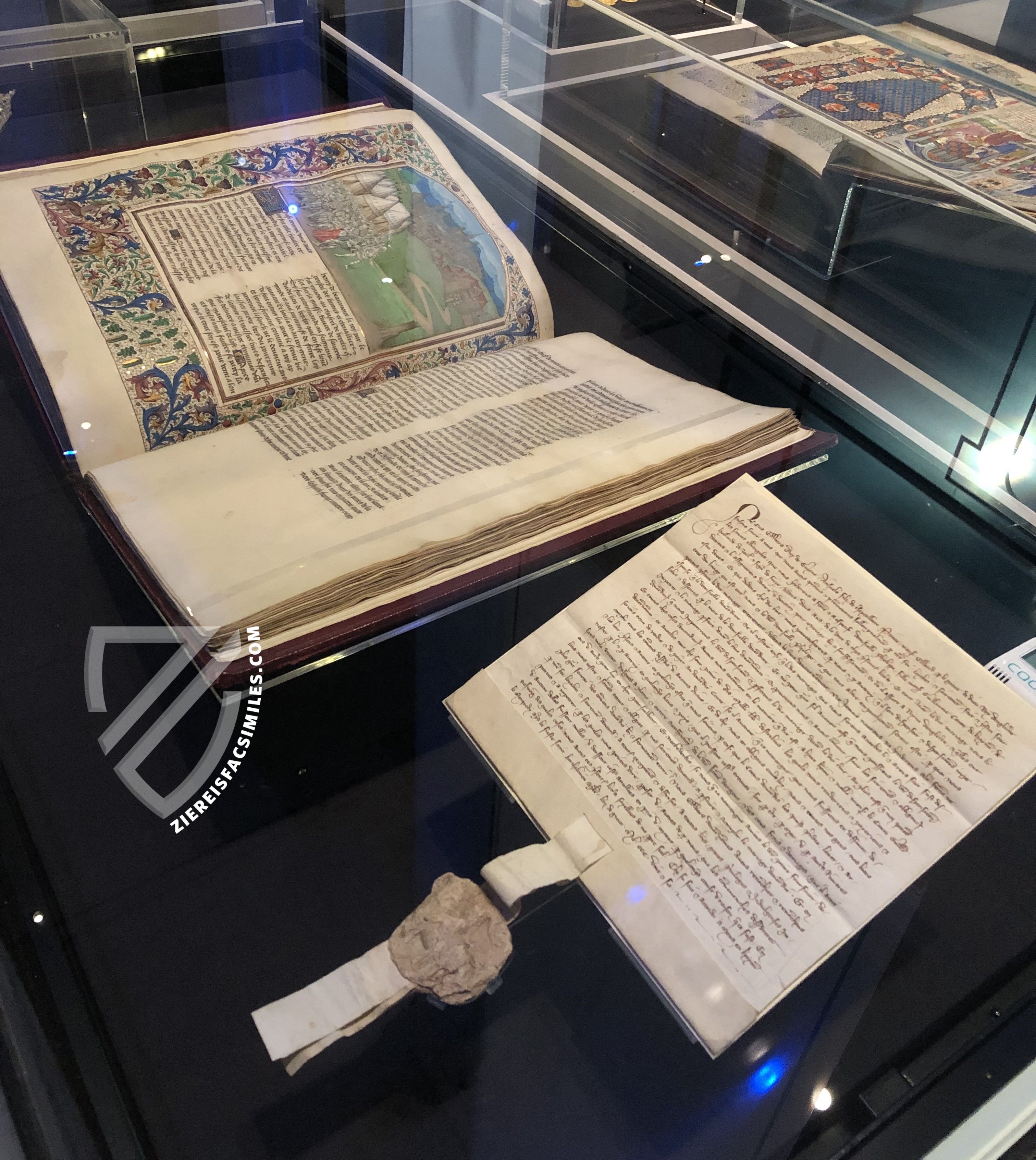 Jean de Wavrin: Chronicles and Ancient Histories of Great Britain & marriage contract of Prince Edward and Philippa of Hainault Mons