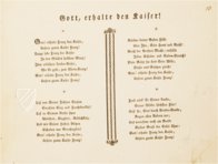 Joseph Haydn – Gott! Erhalte Franz den Kaiser – Akademische Druck- u. Verlagsanstalt (ADEVA) – Mus. Hs. 16.501 – Österreichische Nationalbibliothek (Vienna, Austria)