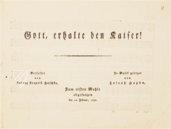 Joseph Haydn – Gott! Erhalte Franz den Kaiser – Akademische Druck- u. Verlagsanstalt (ADEVA) – Mus. Hs. 16.501 – Österreichische Nationalbibliothek (Vienna, Austria)