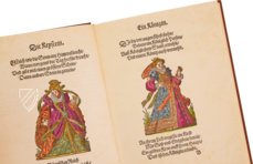 Jost Amman: Frauentrachtenbuch – Insel-Verlag Anton Kippenberger – Forschungsbibliothek Gotha (Erfurt, Germany)