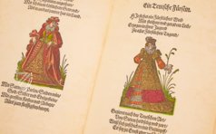 Jost Amman: Frauentrachtenbuch – Insel-Verlag Anton Kippenberger – Forschungsbibliothek Gotha (Erfurt, Germany)