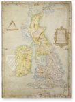 King Henry's Map of the British Isles – The Folio Society – B.L. Cotton MS Augustus I.i.9 – British Library (London, United Kingdom)