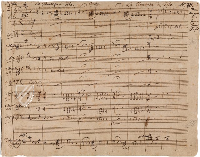 La Clemenza di Tito K. 621 – Bärenreiter-Verlag – Staatsbibliothek Preussischer Kulturbesitz (Berlin, Germany) / Biblioteka Jagiellońska (Cracow, Poland)