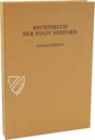 Lawbook of the City of Herford – Msc. 1 – Kommunalarchiv Herford (Herford, Germany) Facsimile Edition