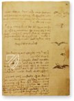 Leonardo da Vinci: Codex on the Flight of Birds – Collezione Apocrifa Da Vinci – Ms Varia 95 – Biblioteca Reale di Torino (Turin, Italy)