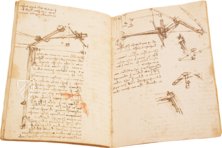 Leonardo da Vinci: Codex on the Flight of Birds – Giunti Editore – Biblioteca Reale di Torino (Turin, Italy)