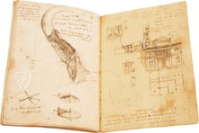 Leonardo da Vinci: Codex on the Flight of Birds – Giunti Editore – Biblioteca Reale di Torino (Turin, Italy)