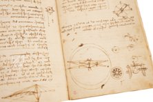 Leonardo da Vinci: Codex on the Flight of Birds – Giunti Editore – Ms Varia 95 – Biblioteca Reale di Torino (Turin, Italy)