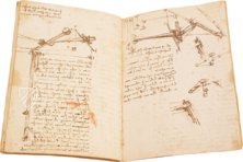 Leonardo da Vinci: Codex on the Flight of Birds – Giunti Editore – Ms Varia 95 – Biblioteca Reale di Torino (Turin, Italy)