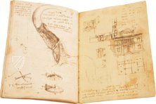 Leonardo da Vinci: Codex on the Flight of Birds – Giunti Editore – Ms Varia 95 – Biblioteca Reale di Torino (Turin, Italy)