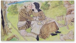 Les Amours de Réné d'Anjou – AyN Ediciones – Fr.Q.XIV.1 – National Library of Russia (St. Petersburg, Russia)